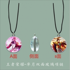 Popular Game King Of Glory Anime Fancy Glass Cute Necklace