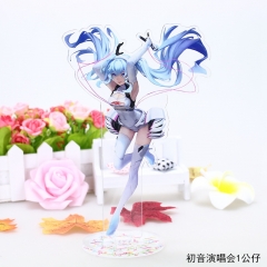 Hatsune Miku Cartoon Cute Figure Model Concert Anime Standing Plates Acrylic Figure Design 1
