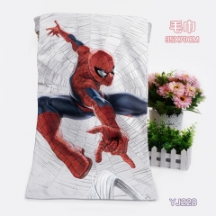 Spider Man Cartoon Design Face Towel Anime Towel 35*70CM