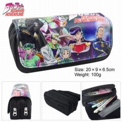 JoJo's Bizarre Adventure PU Nylon Multifunctional Anime Pencil Bag