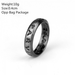 Uncharted 2 Alloy Anime Ring (10pcs/set)
