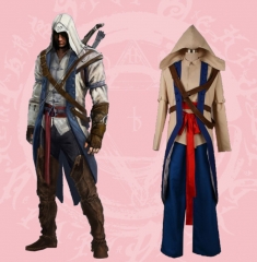 Assassin's Creed Game Ezio Anime Cosplay Costume (S,M,L,XL)