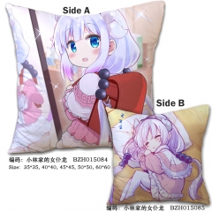 Kobayashi-san Chi no Maid Cute Japanese Style Comedy Two Sides Good Quality Comfortable Anime Pillow 45*45CM
