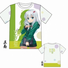 Eromanga Sensei Cartoon Short Sleeve Clothing Japanese Anime T-shir M L XL XXL