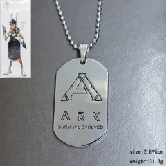 ARK Silver Survival Evolved Fashion Jewelry Wholesale Anime Necklace