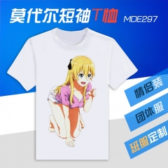 Gamers Cartoon Short Sleeves Modal Anime T shirts