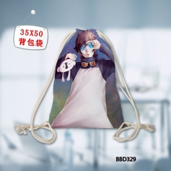Blood Blockade Battlefront Silks and Satins Cartoon Backpack Anime Drawstring Bag
