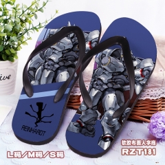 Overwatch Soft Rubber Slippers Anime Flip-flops (S/M/L)