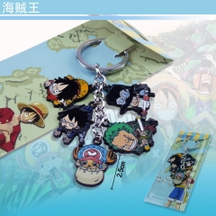 One Piece Anime Keychain（5pcs/set）