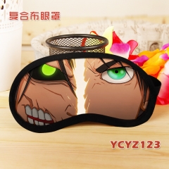 Attack on Titan Color Printing Composite Cloth Anime Eyepatch