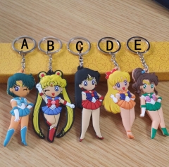 Sailor Moon Japanese Cartoon Pendant Anime Keychain