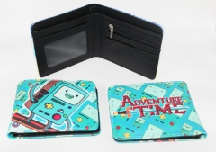Adventure Time With Finn And Jake Cartoon Bag PU Anime Wallet