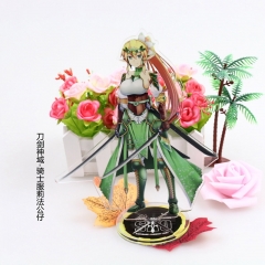 Sword Art Online Leafa Knight Clothes Cartoon Figure Model Anime Standing Plates Acrylic Figure