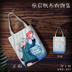 Eromanga Sensei Cartoon Canvas Shoulder Bags Anime Shopping Bag