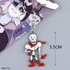Cosplay Game Undertale Anime Alloy Cute Papyrus Keychain