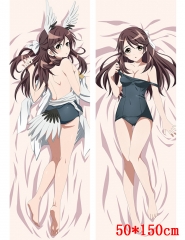 Strike Witches Cartoon Stuffed Bolster Sexy Gilr Lovely Soft Anime Pillow