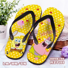 SpongeBob SquarePants Soft Rubber Slippers Anime Flip-flops