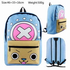One Piece Tony Tony Chopper School Cartoon Bag Canvas Stereoscopic Anime Backpack
