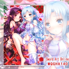 Sword Art Online Beautiful Girl AsunaYuuki and Konno Yuuki Cosplay Anime Wallscrolls 60*90CM