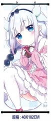 Cartoon Kobayashi-san Chi No Maid Anime Cute Girl Fancy Wallscrolls