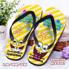 SpongeBob SquarePants Soft Rubber Slippers Anime Flip-flops