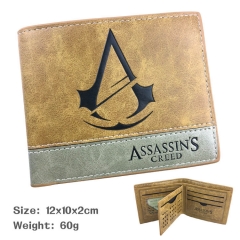 Movie Assassin's Creed Anime Purse Cartoon Fancy PU Wallets