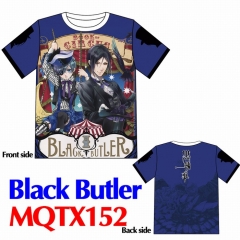 Kuroshitsuji Japanese Two Sides Print T Shirt New Arrival Products Design D Anime Short T Shirts M L XL XXL XXXL