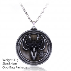 Game of Thrones Sheephead Antique Silver Alloy Anime Necklace (10pcs/set)