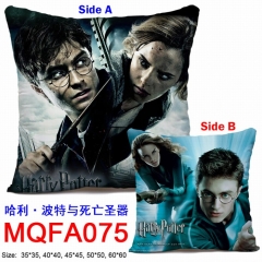 Harry Potter Hermione Granger Two Sides Chair Cushion Anime Pillow 45*45CM