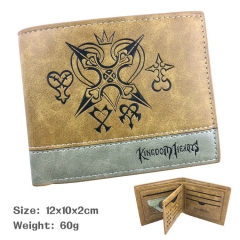 Cartoon Style Kingdom Hearts Anime PU Leather Wallets