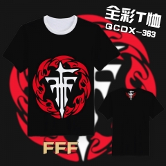 Custom T shirt Dungeon and Fighter Color Printing Anime Tshirt