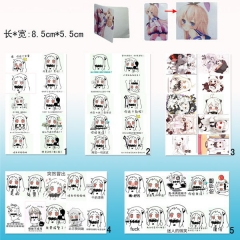 5 Styles Anime Stickers