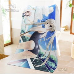 Yosuga no Sora Cosplay Game One Side Pattern Anime Bath Towel
