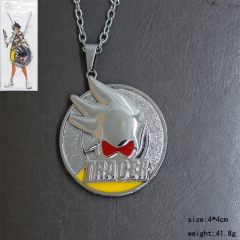 Overwatch Rotate Tracer Pendant Fashion Jewelry Wholesale Anime Necklace