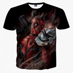 Deadpool 3D Cool Unisex Tshirt Short Sleeves Anime T shirt