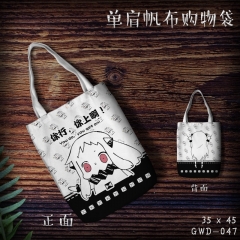 Kantai Collection Emoticon Cartoon Canvas Shoulder Bags Anime Shopping Bag