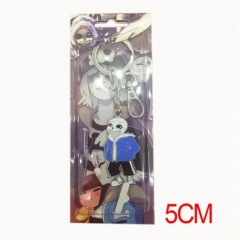 Cosplay Game Undertale Anime Alloy Character Sans Keychain