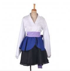Naruto Shippuden Uchiha Sasuke Female Lolita Kimono Dress Anime Cosplay Costume