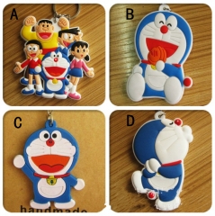 Doraemon Soft Rubber Pendant Anime Keychain