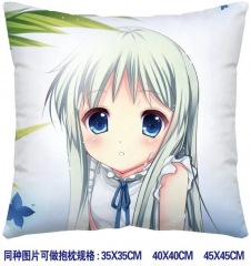 Anohan Fes Anime pillow (45*45CM)（two-sided）