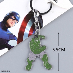Hulk Cartoon Figure Pendant Super Hero Anime Keychain