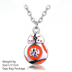 Star War BB8 Wholesale Alloy Anime Necklace (10pcs/set)