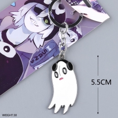Cosplay Game Undertale Anime Alloy Cute Napstablook Keychain
