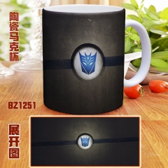Transformers Color Printing Ceramic Mug Anime Cup
