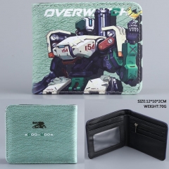 Overwatch Bastion PU Folding Purse Anime Wallet