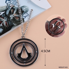 Assassin's Creed Silver Anime Necklace