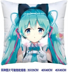 Hatsune Miku Anime Pillow 40*40CM （two-sided）