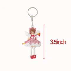 Card Captor Sakura Cute Girl Toy Pendant Anime Keychain