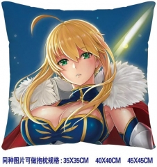 Fate Stay Night  Anime Pillow 35*35CM （two-sided）