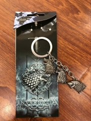Game of Throne Cosplay TV Series Pendant Anime Keychain